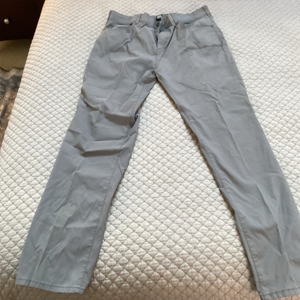 Gray Casual Pants
